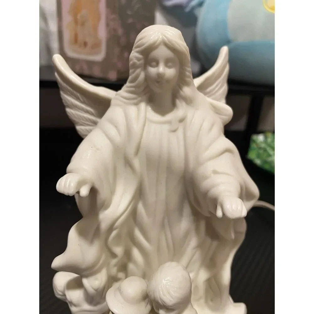 Vintage 1999Gift Collection By Lincolnshire Porcelain Guardian Angel Night Light